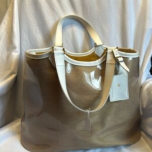 Louis Vuitton Epi Plage Lagoon Bay Tote: EUC. Comes with clear pouch. DC CA0013